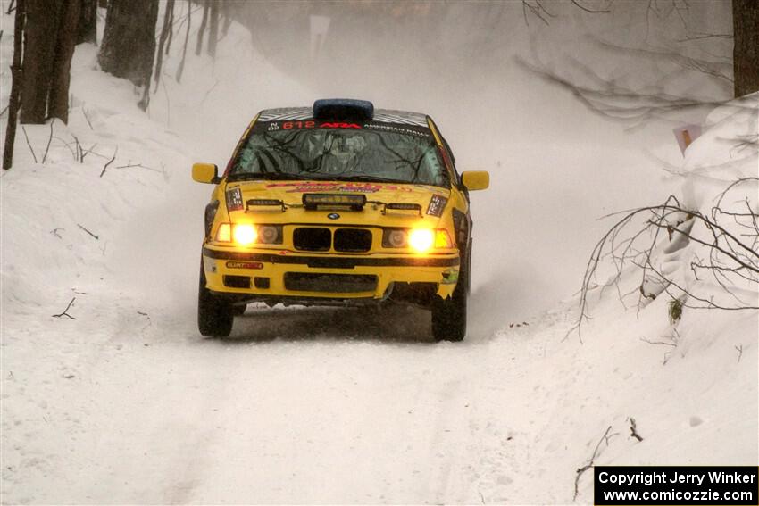 Matt Nykanen / Lars Anderson BMW 328i on SS12, Old State-Huff II.