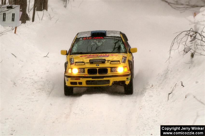 Matt Nykanen / Lars Anderson BMW 328i on SS12, Old State-Huff II.