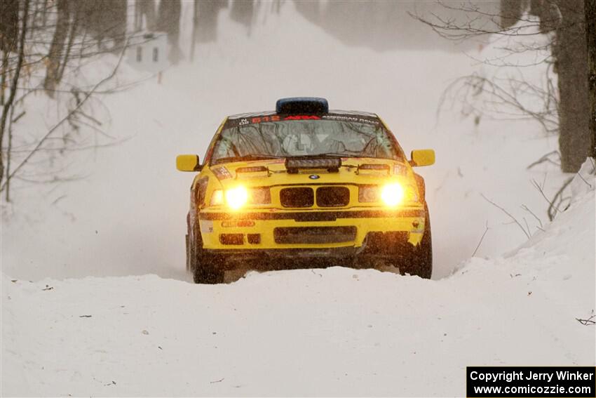 Matt Nykanen / Lars Anderson BMW 328i on SS12, Old State-Huff II.