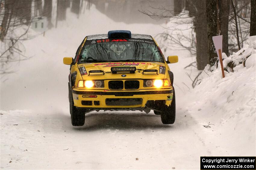 Matt Nykanen / Lars Anderson BMW 328i on SS12, Old State-Huff II.