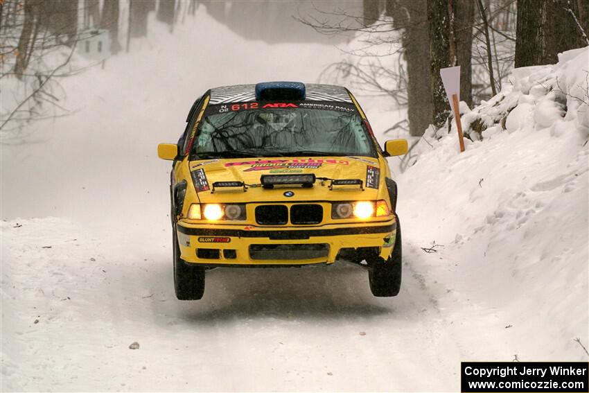 Matt Nykanen / Lars Anderson BMW 328i on SS12, Old State-Huff II.