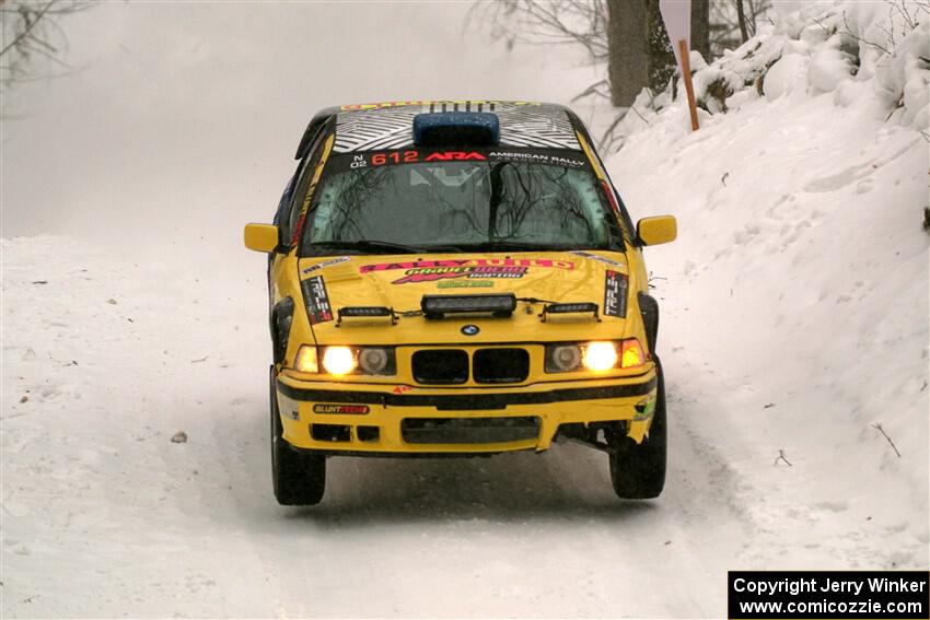 Matt Nykanen / Lars Anderson BMW 328i on SS12, Old State-Huff II.
