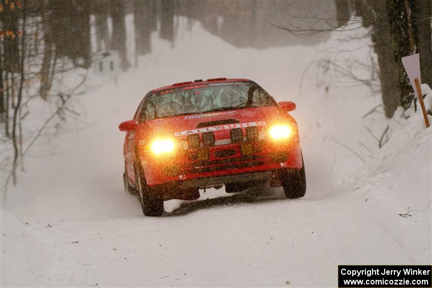 Rob Dupree / Jason Hack Mitsubishi Eclipse GSX on SS12, Old State-Huff II.