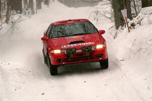 Rob Dupree / Jason Hack Mitsubishi Eclipse GSX on SS12, Old State-Huff II.