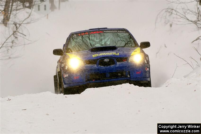 Nick Luther / Matt Harbert Subaru WRX STi on SS12, Old State-Huff II.
