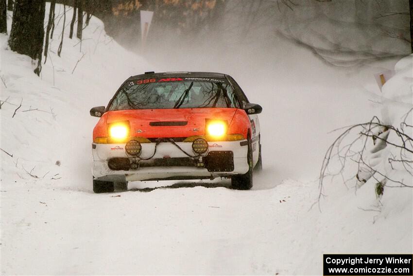 Dave Matheson / Brandon Templeton Eagle Talon TSi on SS12, Old State-Huff II.
