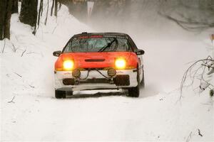 Dave Matheson / Brandon Templeton Eagle Talon TSi on SS12, Old State-Huff II.