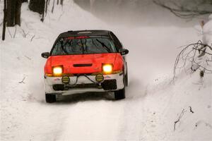 Dave Matheson / Brandon Templeton Eagle Talon TSi on SS12, Old State-Huff II.