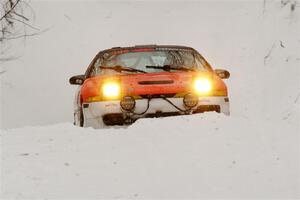 Dave Matheson / Brandon Templeton Eagle Talon TSi on SS12, Old State-Huff II.