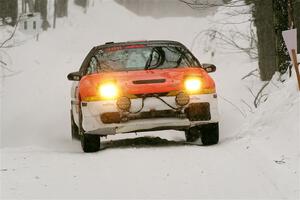 Dave Matheson / Brandon Templeton Eagle Talon TSi on SS12, Old State-Huff II.