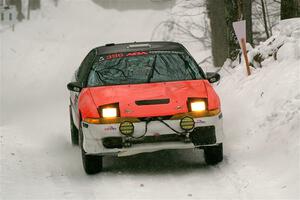 Dave Matheson / Brandon Templeton Eagle Talon TSi on SS12, Old State-Huff II.