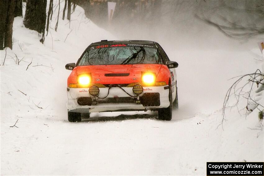Dave Matheson / Brandon Templeton Eagle Talon TSi on SS12, Old State-Huff II.