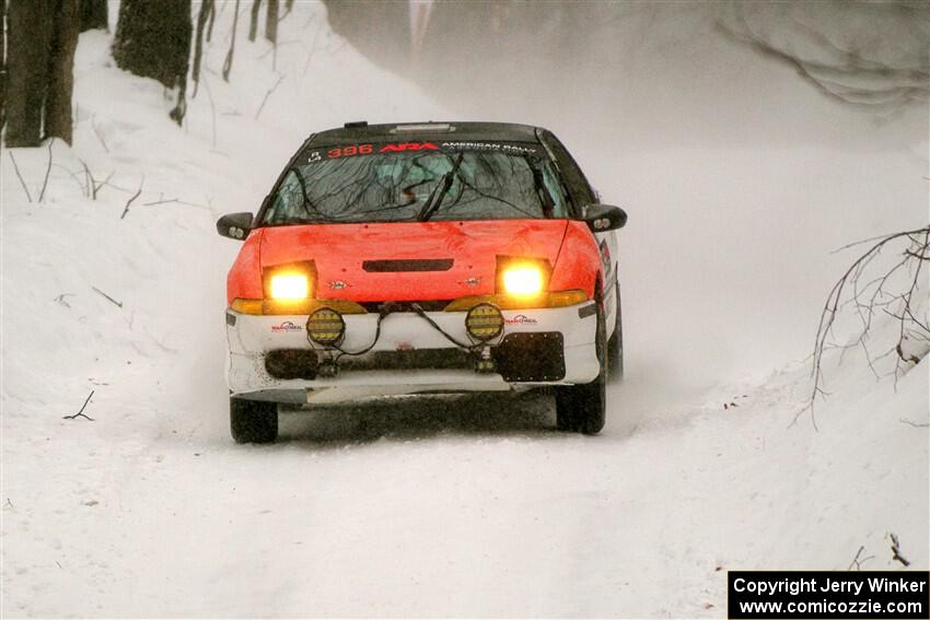 Dave Matheson / Brandon Templeton Eagle Talon TSi on SS12, Old State-Huff II.