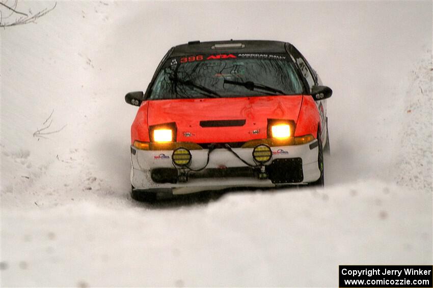 Dave Matheson / Brandon Templeton Eagle Talon TSi on SS12, Old State-Huff II.