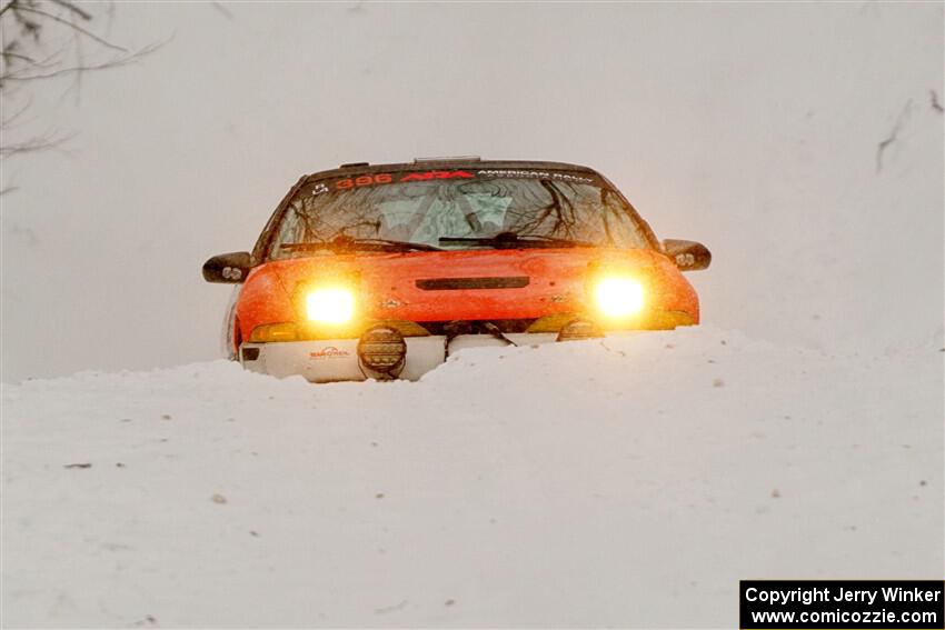 Dave Matheson / Brandon Templeton Eagle Talon TSi on SS12, Old State-Huff II.