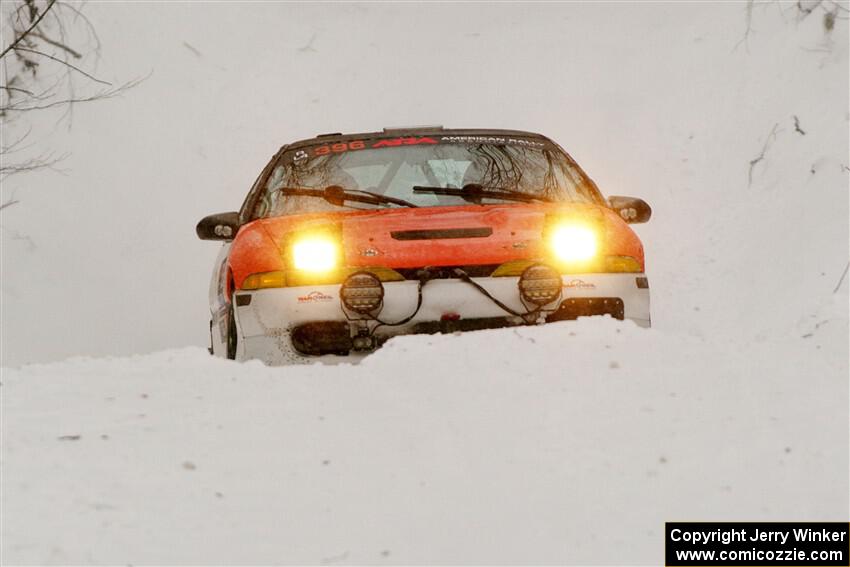 Dave Matheson / Brandon Templeton Eagle Talon TSi on SS12, Old State-Huff II.
