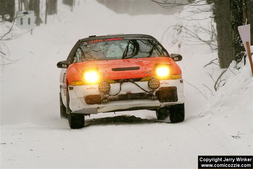 Dave Matheson / Brandon Templeton Eagle Talon TSi on SS12, Old State-Huff II.