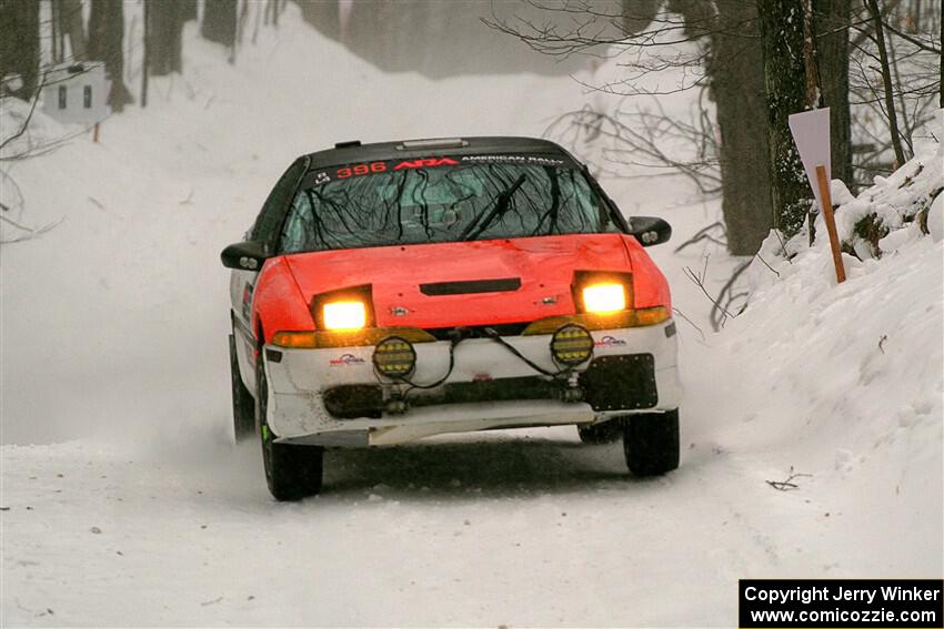 Dave Matheson / Brandon Templeton Eagle Talon TSi on SS12, Old State-Huff II.