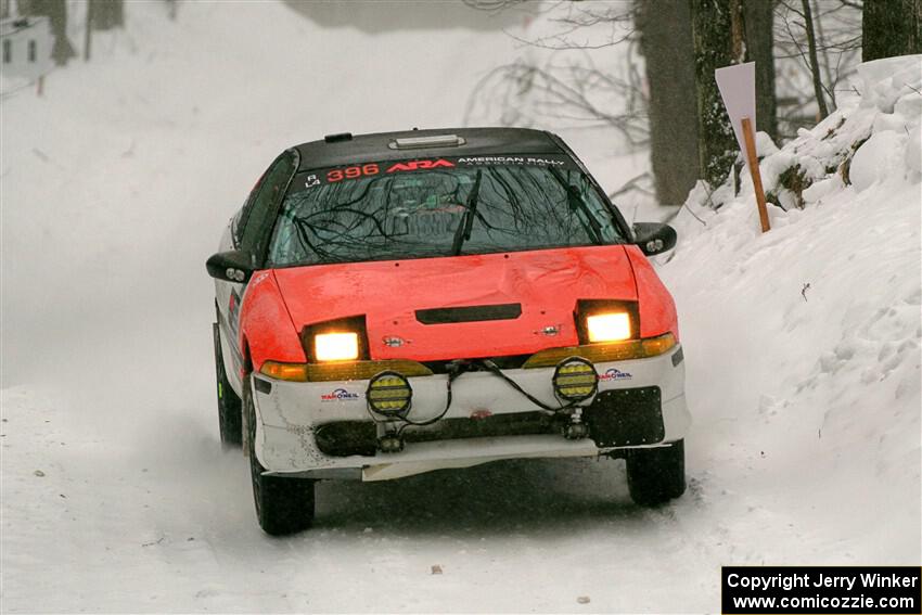 Dave Matheson / Brandon Templeton Eagle Talon TSi on SS12, Old State-Huff II.