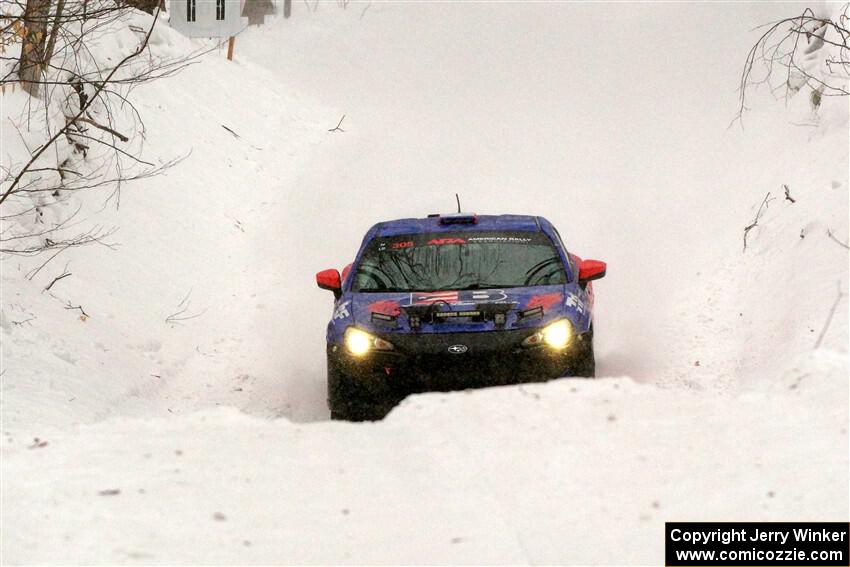 Santiago Iglesias / R.J. Kassel Subaru BRZ on SS12, Old State-Huff II.