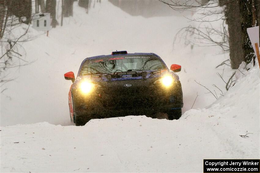 Santiago Iglesias / R.J. Kassel Subaru BRZ on SS12, Old State-Huff II.