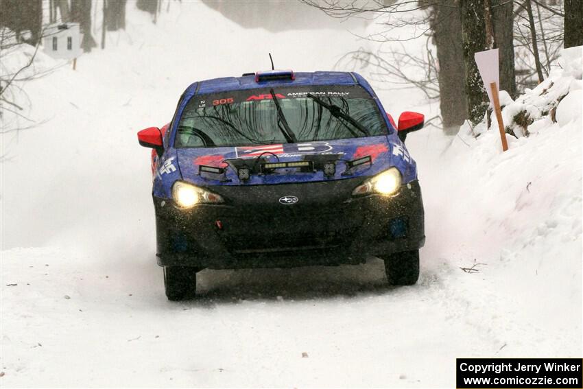 Santiago Iglesias / R.J. Kassel Subaru BRZ on SS12, Old State-Huff II.
