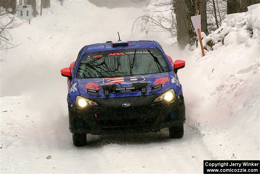 Santiago Iglesias / R.J. Kassel Subaru BRZ on SS12, Old State-Huff II.
