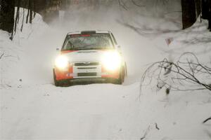 Mike Tirpack / Chris Rotolo Ford Escort Cosworth RS on SS12, Old State-Huff II.