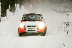 Mike Tirpack / Chris Rotolo Ford Escort Cosworth RS on SS12, Old State-Huff II.
