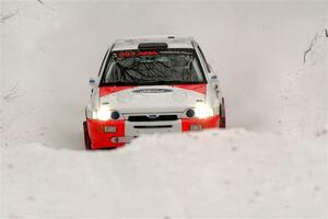 Mike Tirpack / Chris Rotolo Ford Escort Cosworth RS on SS12, Old State-Huff II.