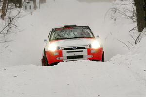 Mike Tirpack / Chris Rotolo Ford Escort Cosworth RS on SS12, Old State-Huff II.
