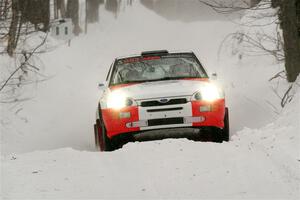Mike Tirpack / Chris Rotolo Ford Escort Cosworth RS on SS12, Old State-Huff II.