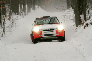 Mike Tirpack / Chris Rotolo Ford Escort Cosworth RS on SS12, Old State-Huff II.