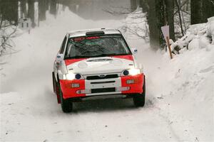 Mike Tirpack / Chris Rotolo Ford Escort Cosworth RS on SS12, Old State-Huff II.