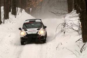 Madelyn Tabor / Sophia McKee Ford Fiesta Rally3 on SS12, Old State-Huff II.