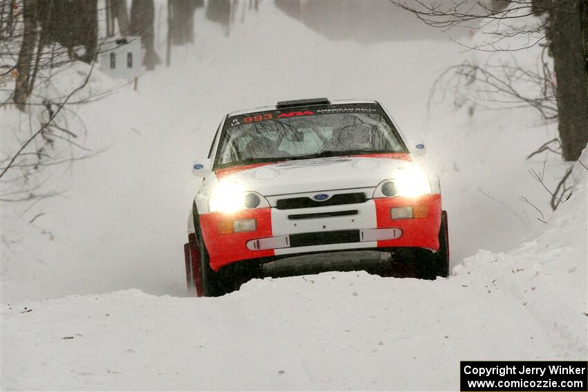 Mike Tirpack / Chris Rotolo Ford Escort Cosworth RS on SS12, Old State-Huff II.