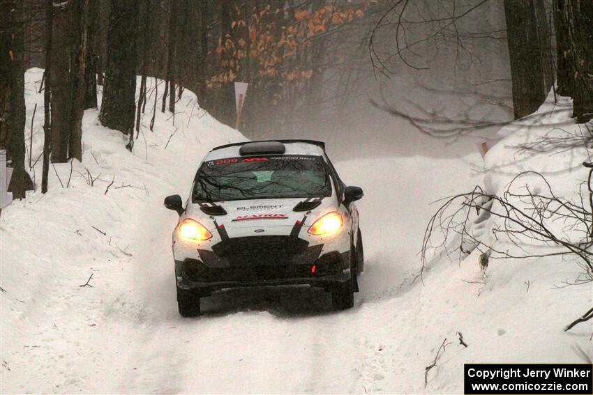 Madelyn Tabor / Sophia McKee Ford Fiesta Rally3 on SS12, Old State-Huff II.
