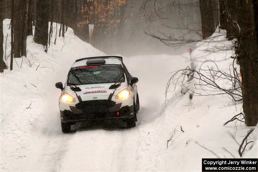 Madelyn Tabor / Sophia McKee Ford Fiesta Rally3 on SS12, Old State-Huff II.