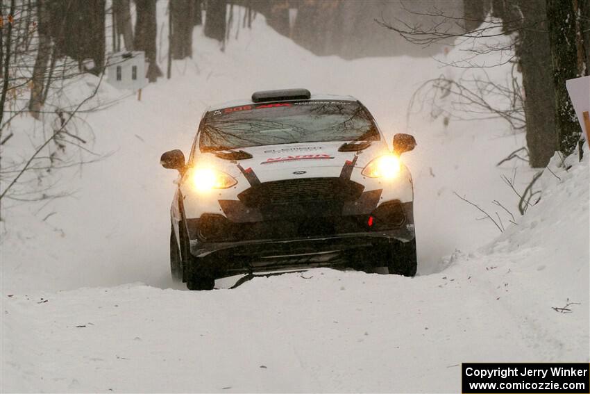 Madelyn Tabor / Sophia McKee Ford Fiesta Rally3 on SS12, Old State-Huff II.