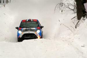 Mark Tabor / Kathryn Hansen Ford Fiesta ST on SS12, Old State-Huff II.