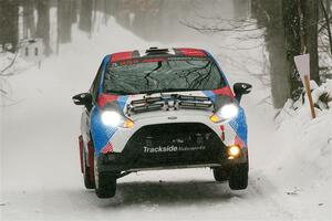 Mark Tabor / Kathryn Hansen Ford Fiesta ST on SS12, Old State-Huff II.