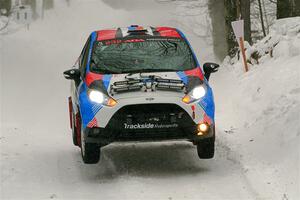 Mark Tabor / Kathryn Hansen Ford Fiesta ST on SS12, Old State-Huff II.
