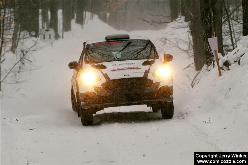Madelyn Tabor / Sophia McKee Ford Fiesta Rally3 on SS12, Old State-Huff II.