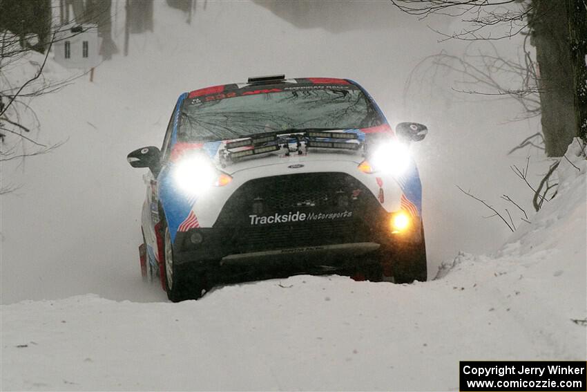 Mark Tabor / Kathryn Hansen Ford Fiesta ST on SS12, Old State-Huff II.