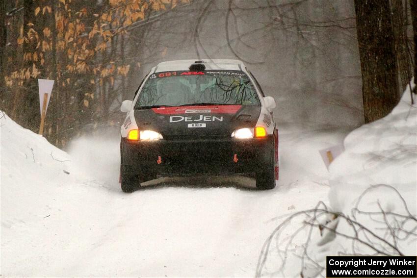 Emmons Hathaway / Nick Bukky Honda Civic on SS12, Old State-Huff II.