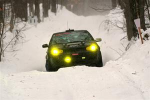 Chase Blakely / Mike Callaway VW GTI on SS12, Old State-Huff II.