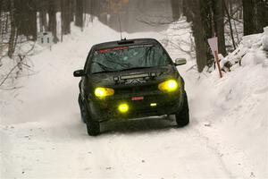 Chase Blakely / Mike Callaway VW GTI on SS12, Old State-Huff II.