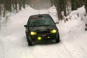 Chase Blakely / Mike Callaway VW GTI on SS12, Old State-Huff II.