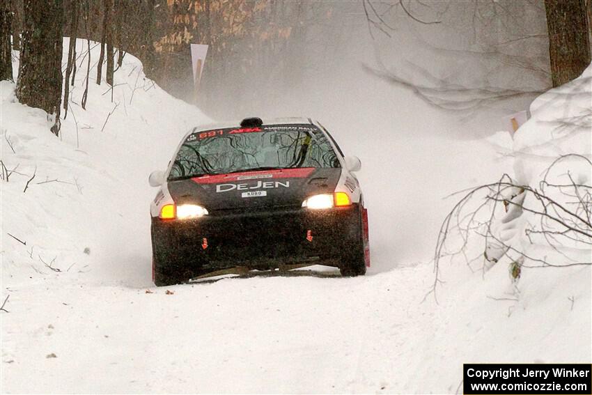 Emmons Hathaway / Nick Bukky Honda Civic on SS12, Old State-Huff II.