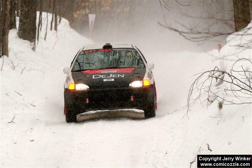 Emmons Hathaway / Nick Bukky Honda Civic on SS12, Old State-Huff II.